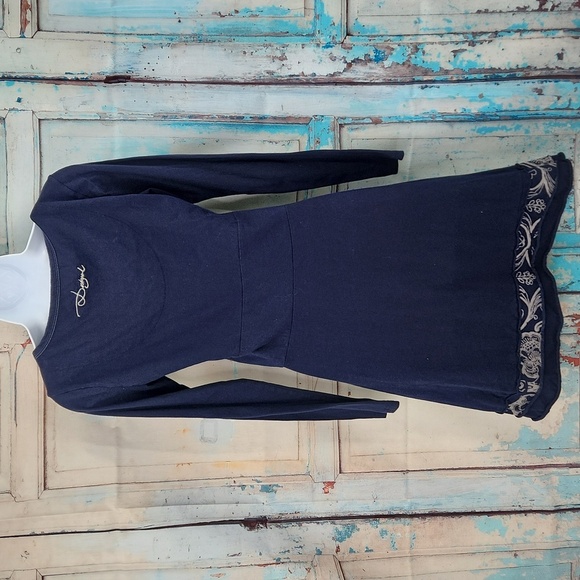 Desigual Long Sleeve Blue Dress - Picture 5 of 7